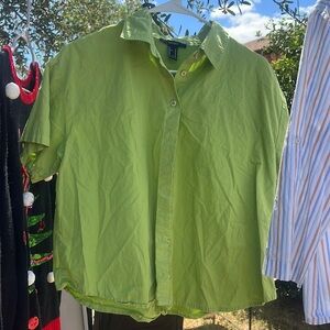 Forever 21 Green button down